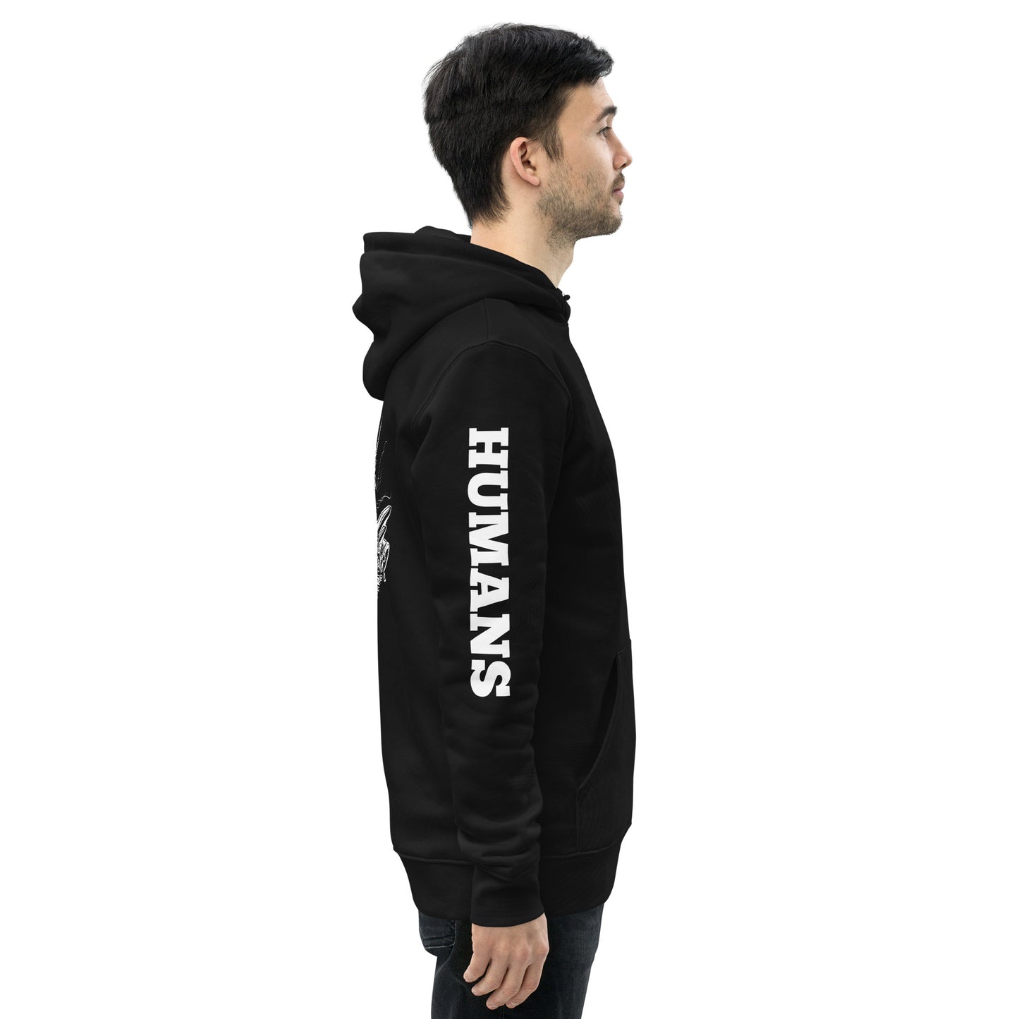 right hoodie black