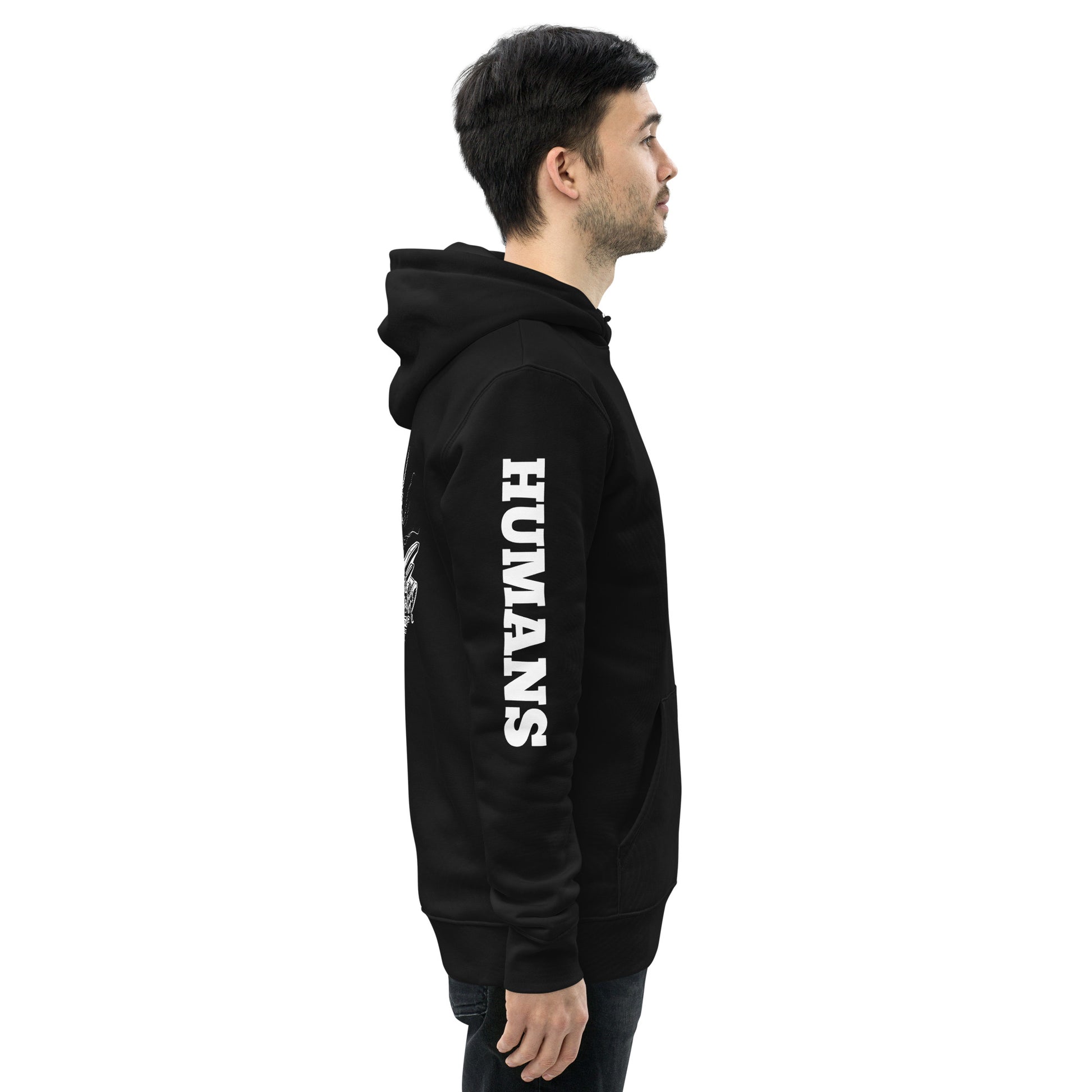 right hoodie black