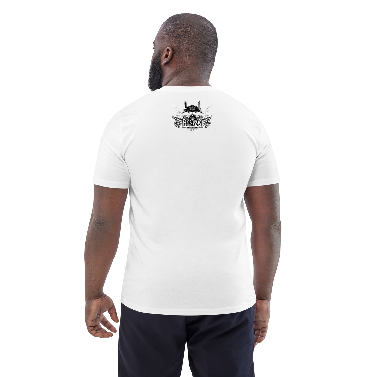 back t shirt white